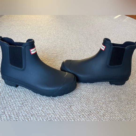 Hunter Original Chelsea Boots Navy - Picture 4 of 10